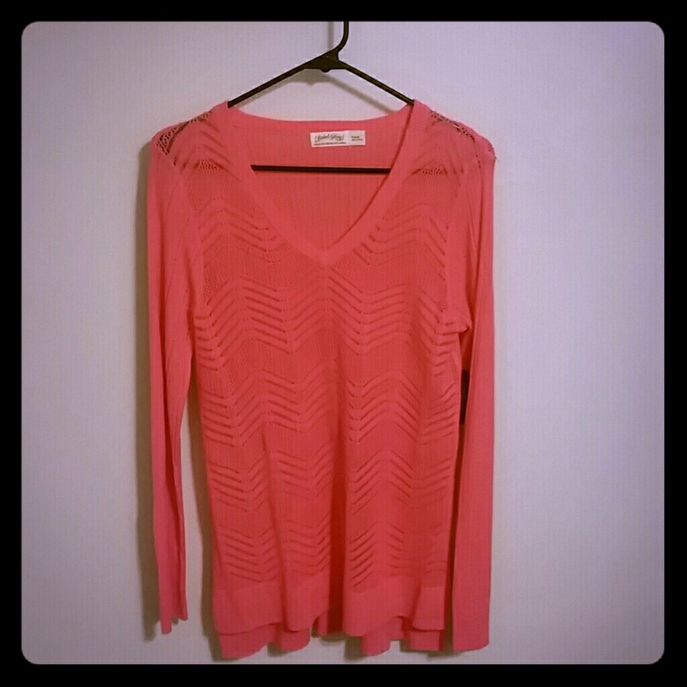 Coral Knit Sweater